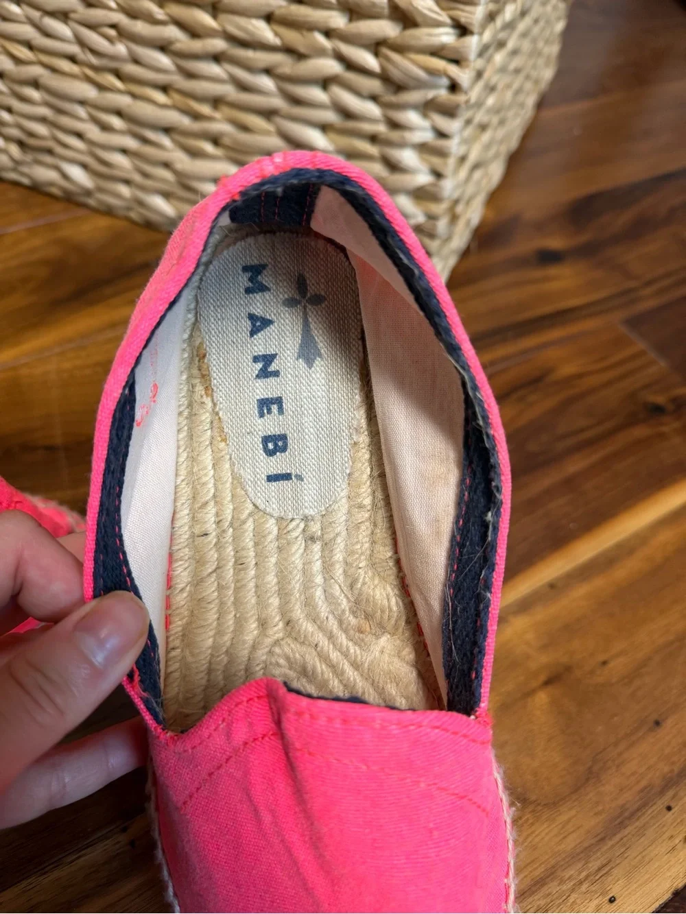 Women’s Casual Slip-On MANEBI (made in Spain) Espadrilles in Hot Pink